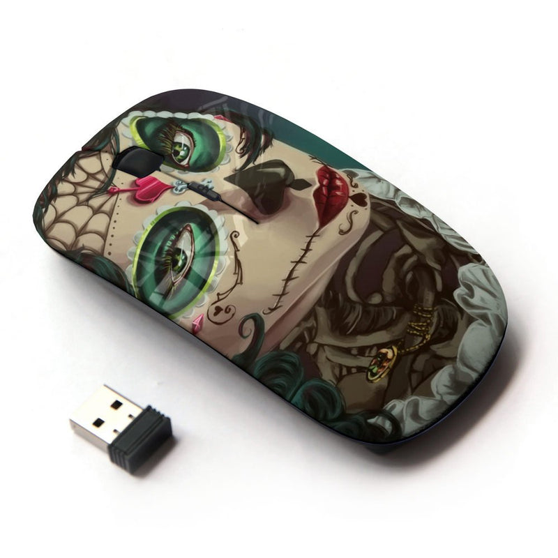 [Australia - AusPower] - KOOLmouse [ Optical 2.4G Wireless Mouse ] [ Candy Skull Halloween Ace Spades ] 