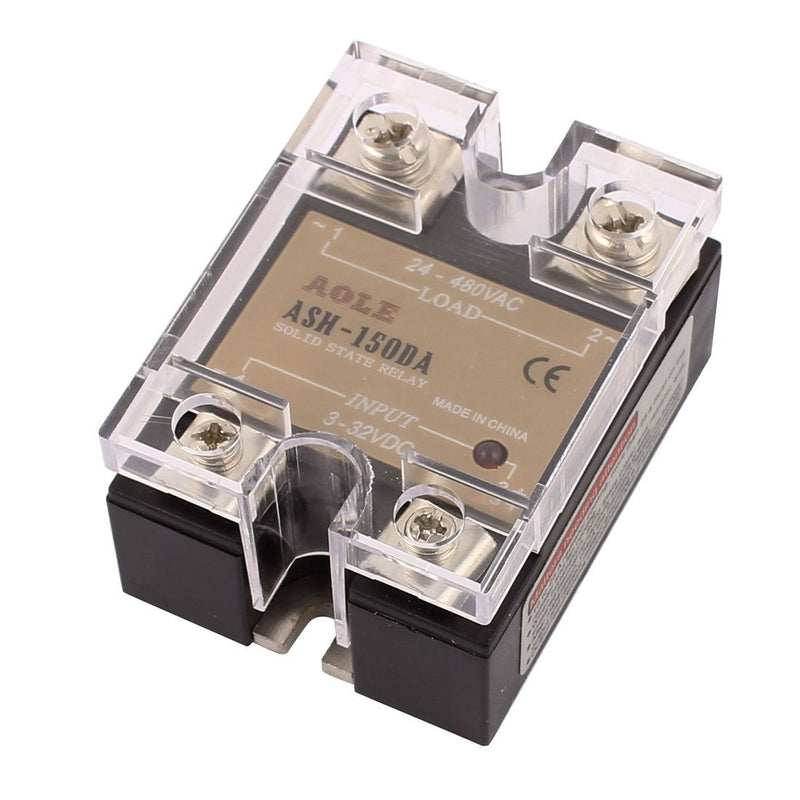 [Australia - AusPower] - uxcell ASH-150DA 3-32VDC to 24-480VAC 150A Single Phase Solid State Relay DC to AC Relay 