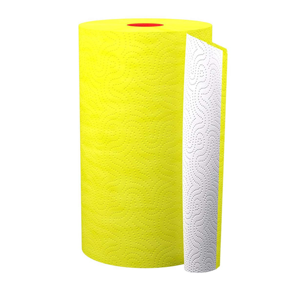 [Australia - AusPower] - Renova 2 Ply Double Faced Red Label Paper Kitchen Towel, Yellow 