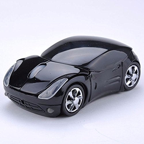 [Australia - AusPower] - WXG Wireless Mouse 3D Car Shape Mouse 2.4GHz USB Gaming Mouse with Receiver for PC Laptop Black 