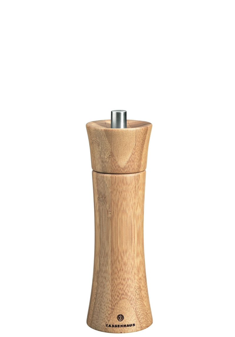 [Australia - AusPower] - Zassenhaus Frankfurt Salt Grinder Mill, 7-Inch, Bamboo Salt Mill 