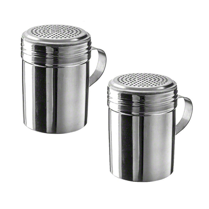 [Australia - AusPower] - 10 oz Stainless Steel Dredge with Handle (Pack of 2) 