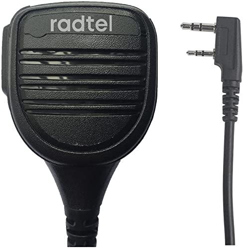 [Australia - AusPower] - Radtel Speaker Mic Compatible for MD-380 MD-UV380 UV8000E TH-UV8000D TH-F8 TH-UV9D TH-UVF1 Radtel RT-490 Kenwood Baofeng/Btech/AnyTone 