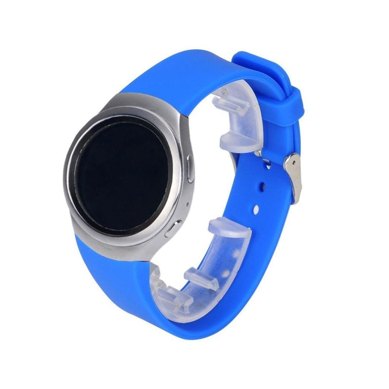 [Australia - AusPower] - Replacement for Samsung Gear S2 Watch Band - Soft Silicone Sport Replacement Band for Samsung Gear S2 Smart Watch SM-R720 SM-R730 Version Only Royal Blue 