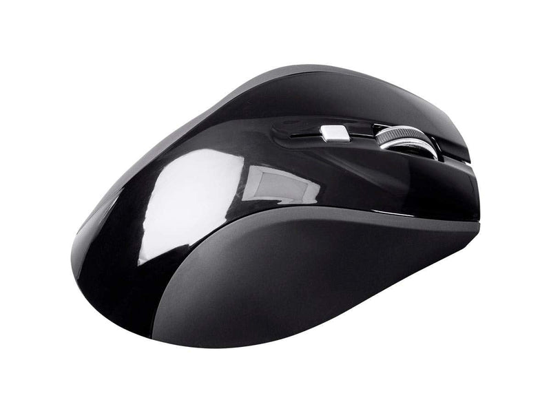 [Australia - AusPower] - Monoprice Select Wireless Ergonomic Mouse - Black - Ideal for Work, Home, Office, Computers - Workstream Collection 