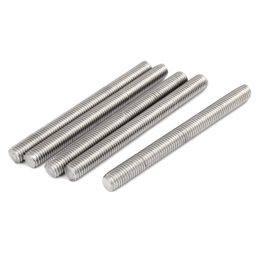 [Australia - AusPower] - uxcell M10 x 110mm 1.5mm Pitch 304 Stainless Steel Fully Threaded Rods Bar Studs 5 Pcs 