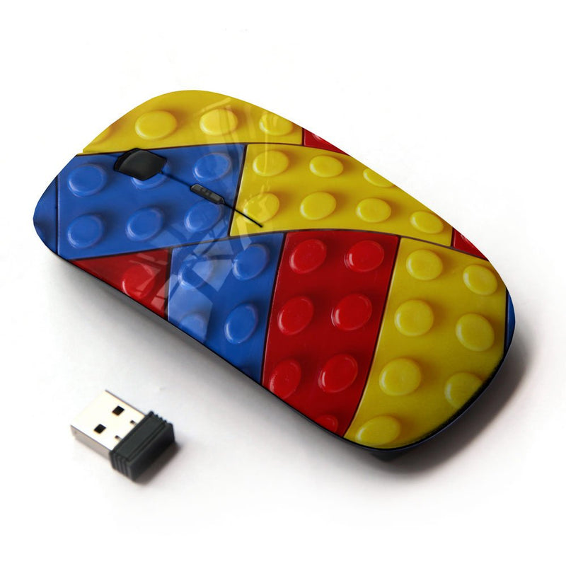 [Australia - AusPower] - KOOLmouse [ Optical 2.4G Wireless Mouse ] [ Toy Blue Yellow Red Kit Construction Children ] 