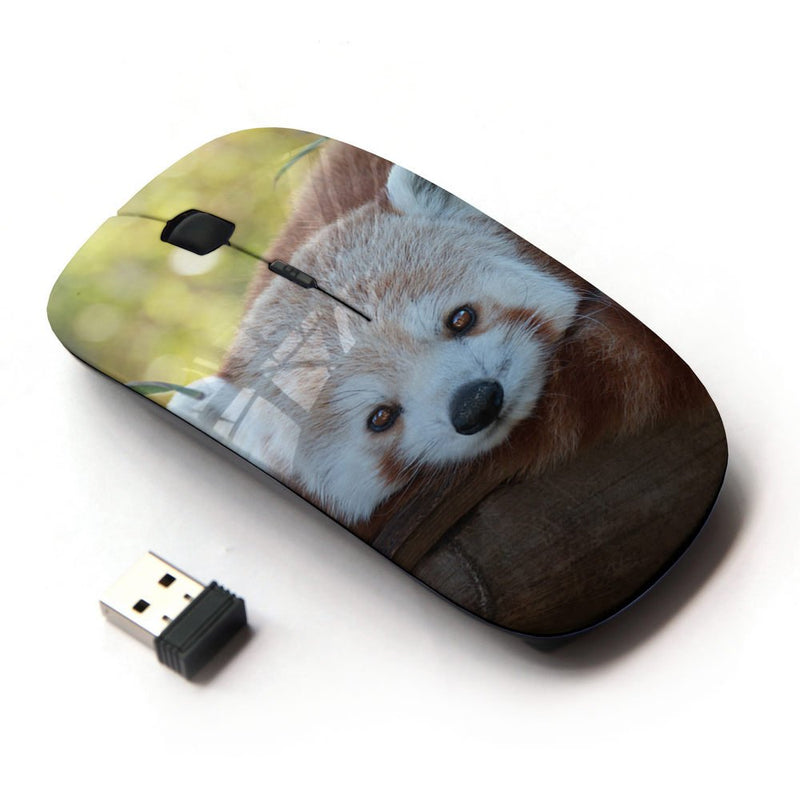 [Australia - AusPower] - KOOLmouse [ Optical 2.4G Wireless Mouse ] [ Little Red Panda Bear Face Tree Tail Animal ] 