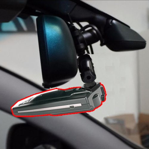 [Australia - AusPower] - AccessoryBasics Universal Car Rear View Mirror Radar Detector Adhesive tab Mount for Radenso SP Pro Valentine One Whistler CR 65 70 75 80 85 90 XTR 130 RX Meter Cobra XRS ESR SPX ESD Radar Detector 