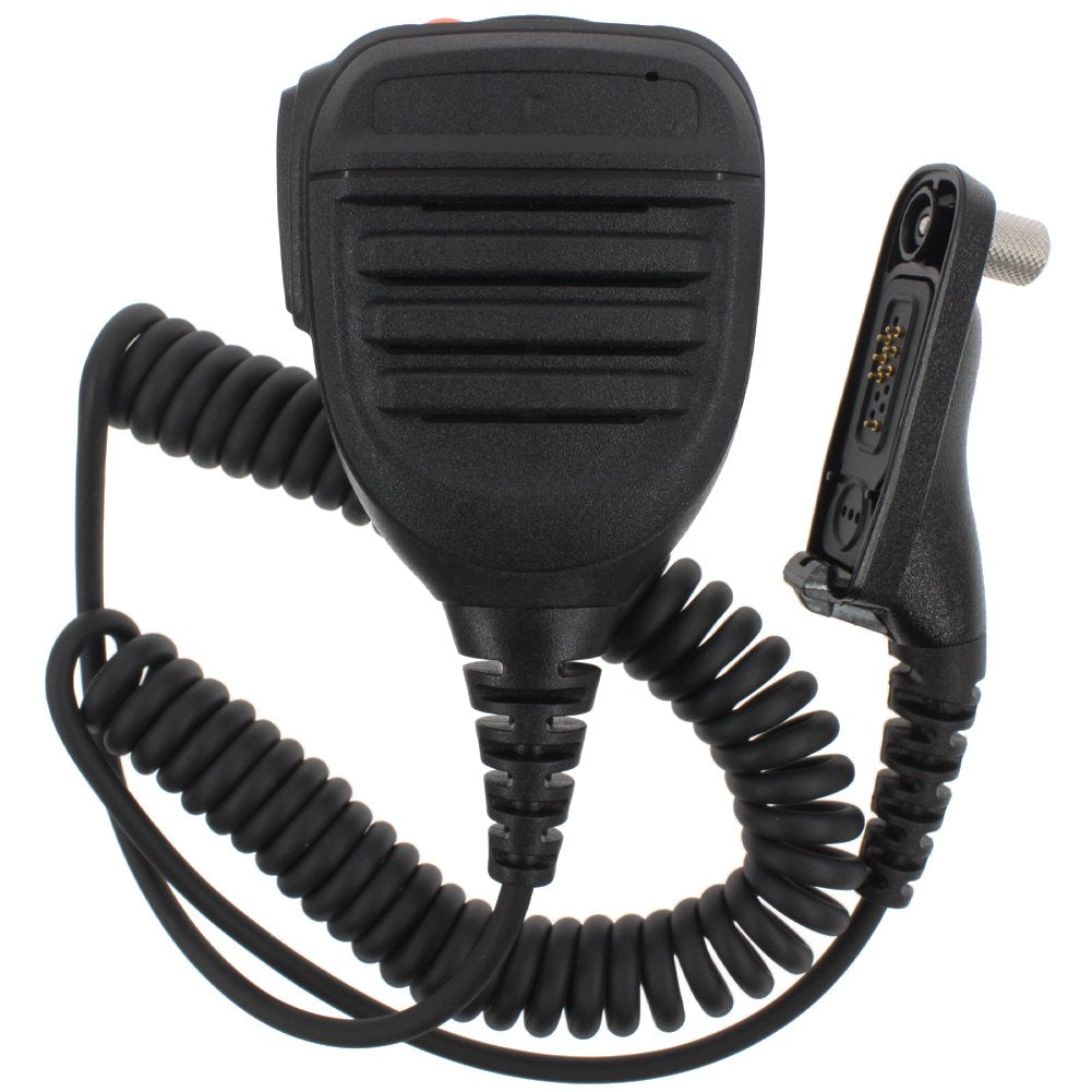 [Australia - AusPower] - RUKEY Waterproof Handheld Lapel Shoulder Remote Speaker Mic Microphone with Emergency Button for Portable Radio Motorola XPR6500 XPR6550 XIRP8268 DP3400 
