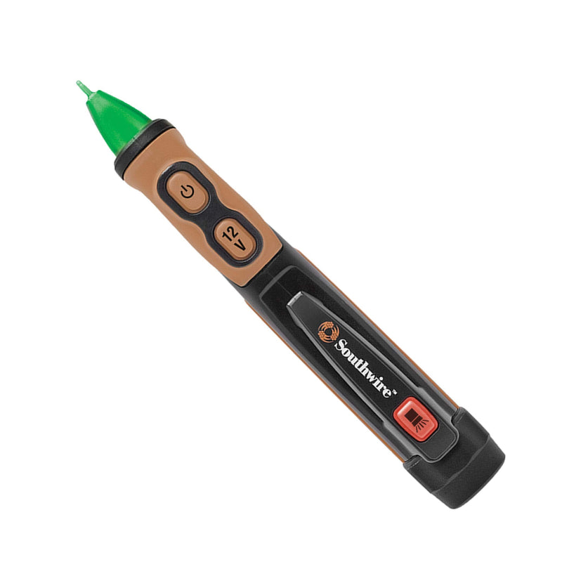 [Australia - AusPower] - Southwire 40150N Advanced AC Non Contact Voltage Tester Pen, Dual Range 12-1000VAC/100-1000VAC, Non Contact Voltage Detector with LED Flashlight, 6' drop test rated, and IP67 waterproof, NCVT 