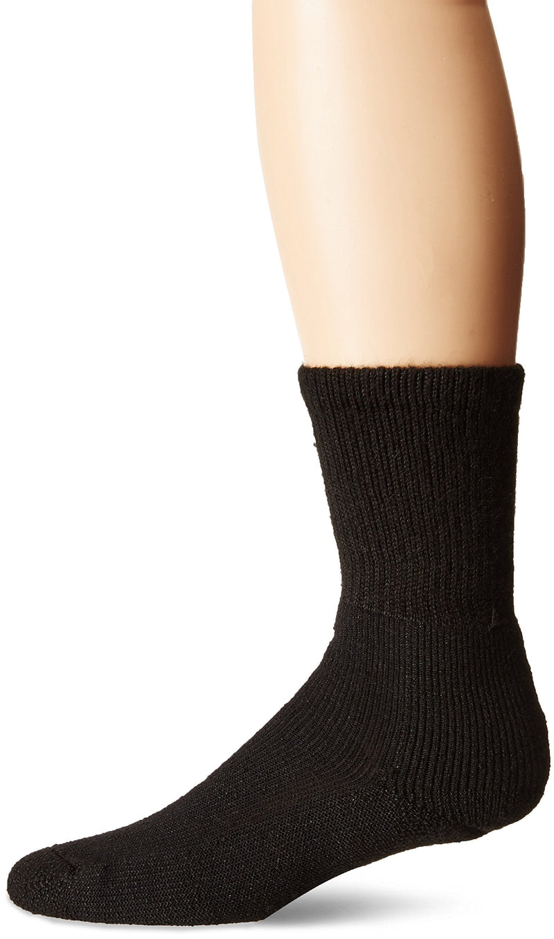 [Australia - AusPower] - thorlos mens Mb Max Cushion Military Crew Socks Medium Black 