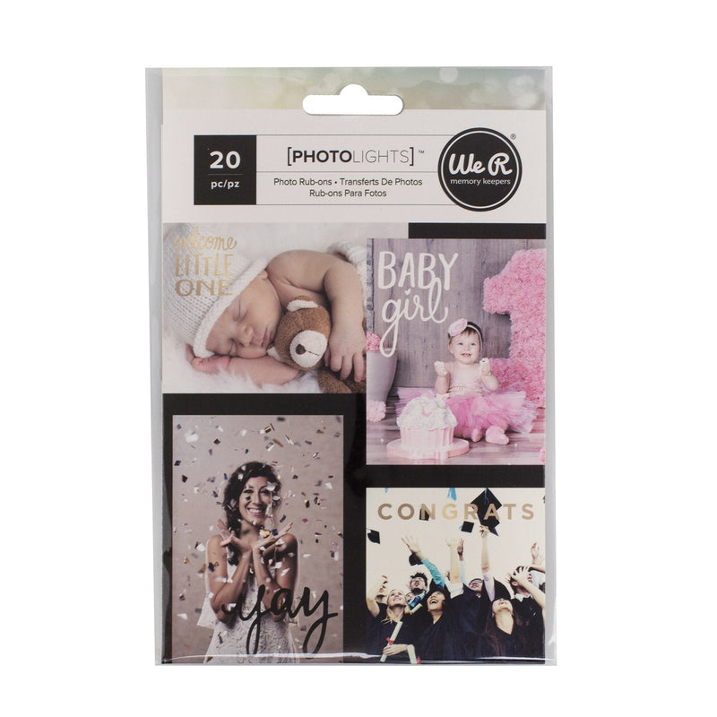 [Australia - AusPower] - We R Memory Keepers 0633356630227 Light Storage & Decor-Photo rub-ons-Celebrate 