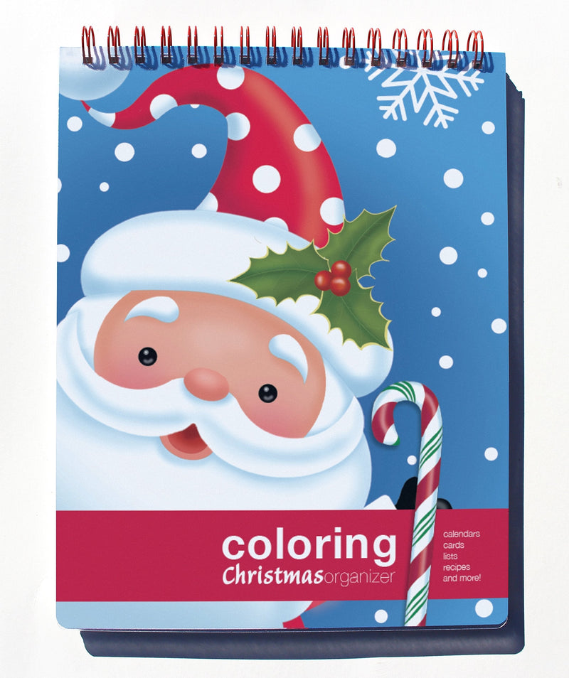 [Australia - AusPower] - Action Publishing Coloring Christmas Organizer (8.5 x 11 inches) Large Topbound (8.6" by 11.2") 