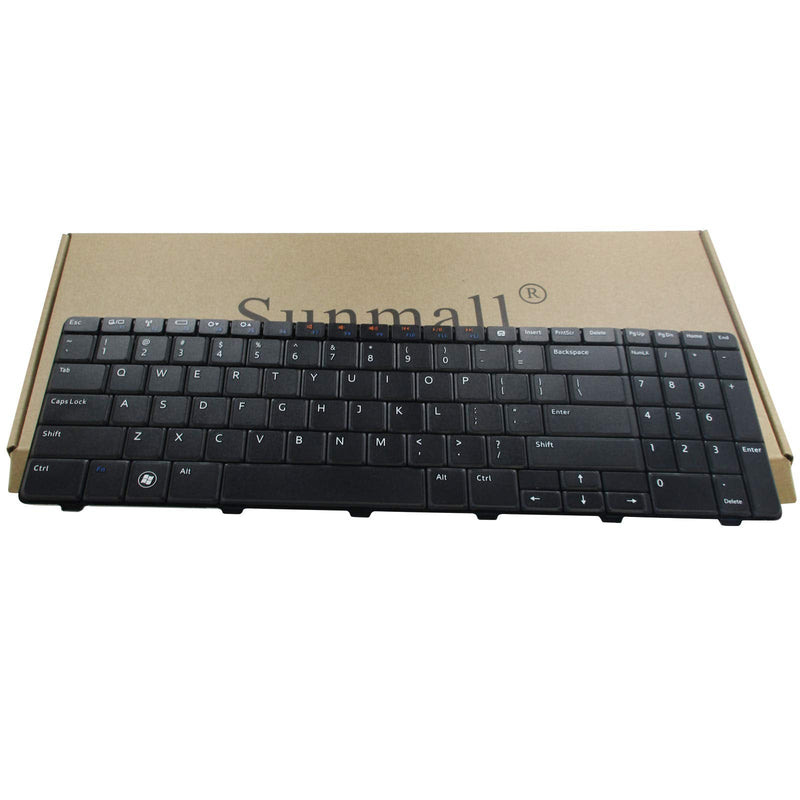 [Australia - AusPower] - SUNMALL New Laptop Keyboard Compatible with Dell Inspiron 15R 5010 M5010 M501R N5010 09GT99 NSK-DRASW 96DJT 096DJT NSK-DRASW Series Black US Layout 