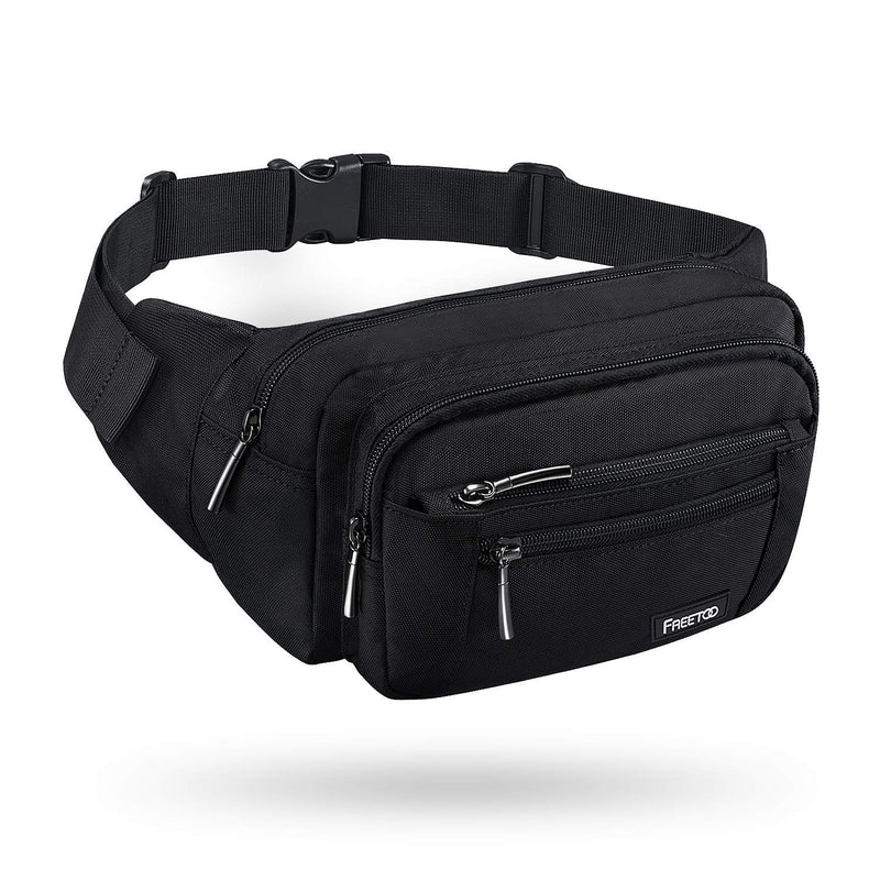[Australia - AusPower] - FREETOO Waist Pack Bag Fanny Pack for Men&Women Hip Bum Bag with Adjustable Strap for Outdoors Workout Traveling Casual Running Hiking Cycling 