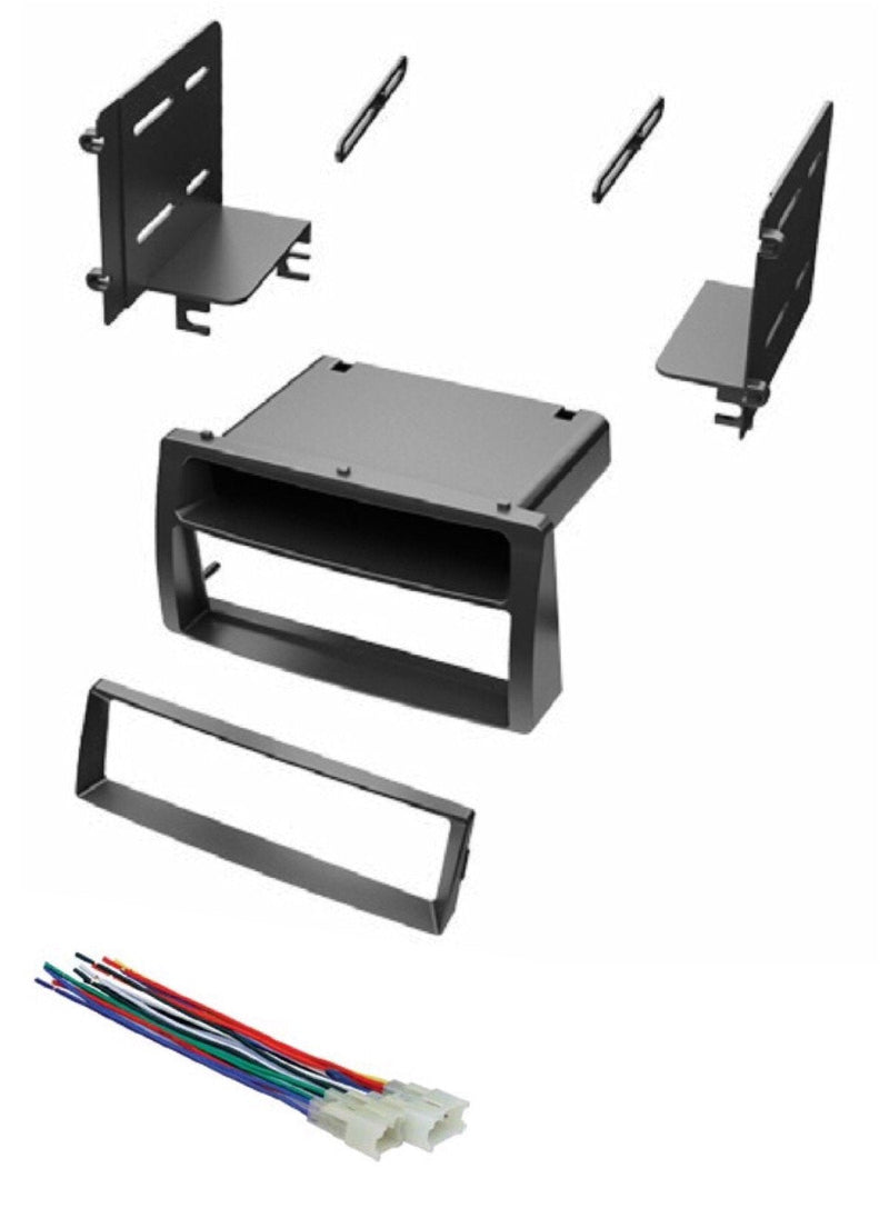[Australia - AusPower] - ASC Car Stereo Dash Kit and Wire Harness for Installing a Single Din Radio for 2003-2008 Toyota Corolla 