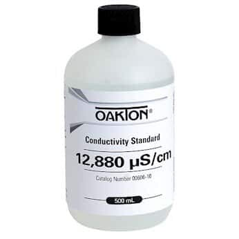 [Australia - AusPower] - Oakton AO-00606-10 Oakton Conductivity and TDS Standard, 12,880 Μs; 500 mL 