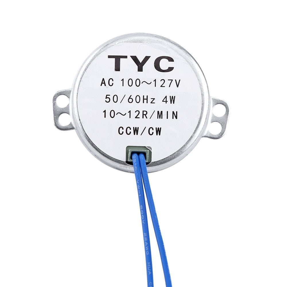 [Australia - AusPower] - Turntable Synchronous Synchron Motor 50/60Hz AC 100~127V CCW/CW 4W (10-12RPM) 