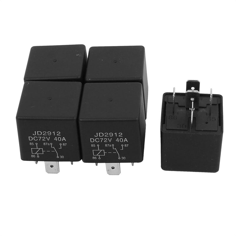 [Australia - AusPower] - uxcell JD2912 DC 72V Coil 40A 5 Pins SPDT Security Power Relay 5pcs 