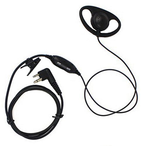 [Australia - AusPower] - KENMAX® 2 PIN D Shape Earpiece Headset Headphone for Motorola XTN446 CLS1110 SV10 MV11 CP88 
