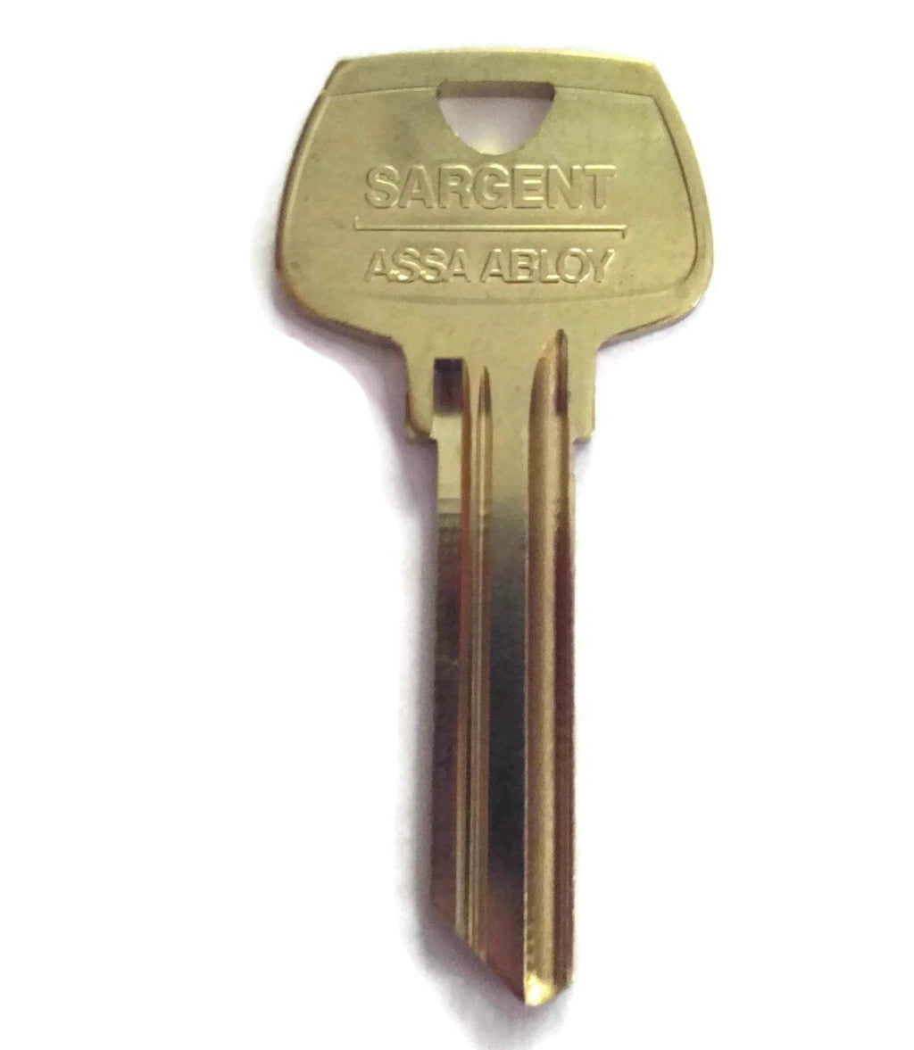 [Australia - AusPower] - Sargent 6 Pin Key Blank 6275 RJ Keyway, Pkg of 10, Factory Original 