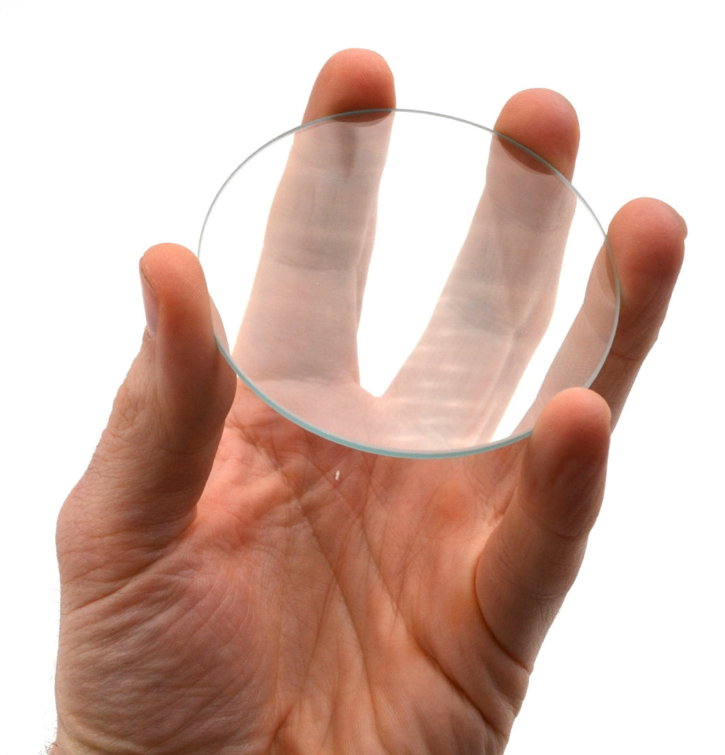 [Australia - AusPower] - Double Convex Lens, 500mm Focal Length, 3" (75mm) Diameter - Spherical, Optically Worked Glass Lens - Ground Edges, Polished - Great for Physics Classrooms - Eisco Labs 