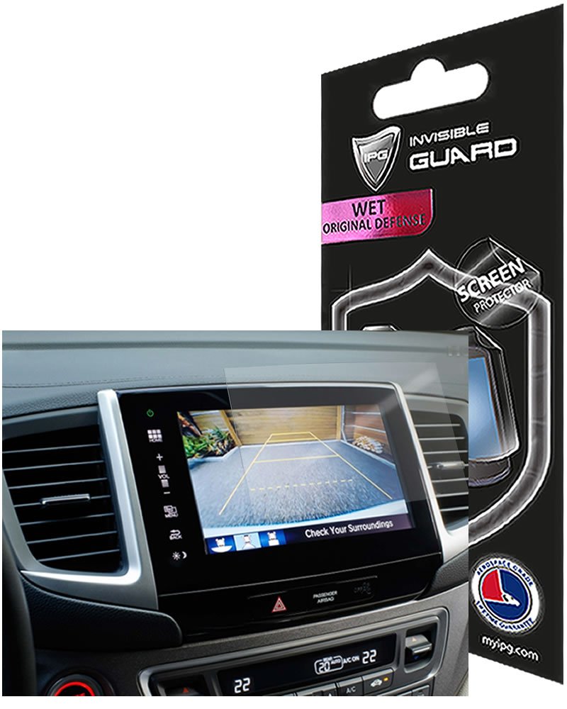[Australia - AusPower] - for Honda Pilot 2016-2018 8" Display Touch Screen Radios Screen Protector Invisible Ultra HD Clear Film Anti Scratch Skin Guard - Smooth/Self-Healing/Bubble -Free by IPG 