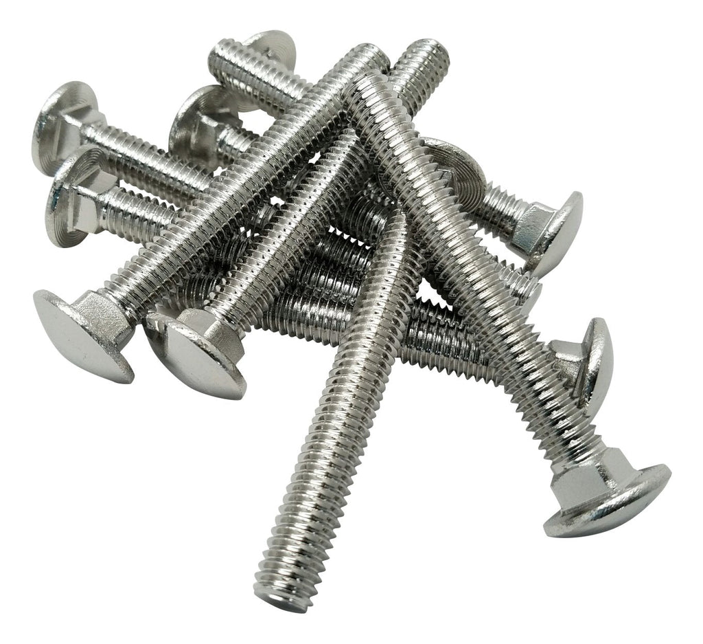 [Australia - AusPower] - FOREVERBOLT FBCB121P10 1/2-13 X 1" Carriage Bolts, 18-8 SS, Finish NL-19, PK10 1/2 inches X 1 inches Long, PK 10 18-8 Stainless Steel 