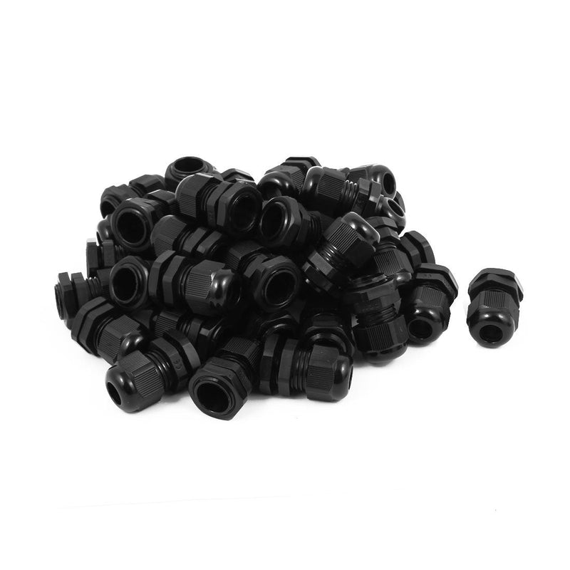 [Australia - AusPower] - uxcell a16040800ux0082 PG11 Waterproof IP68 Safety Nylon Cable Gland Connector Joints 40pcs Pack of 40 