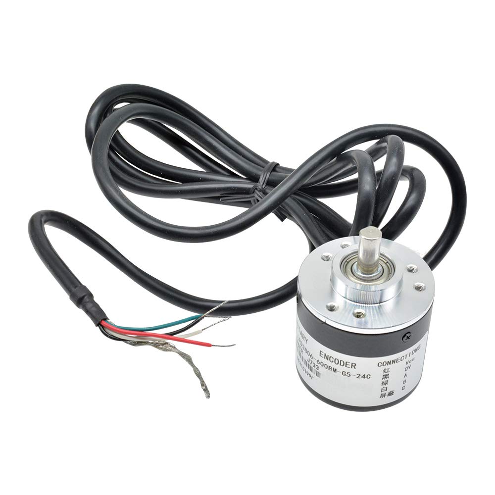 [Australia - AusPower] - 600P/R Rotary Encoder, Aideepen AB 2 Phase Incremental Rotary Encoder 6mm Shaft 5V-24V Wide Voltage 600P/R Rotary Encoder 