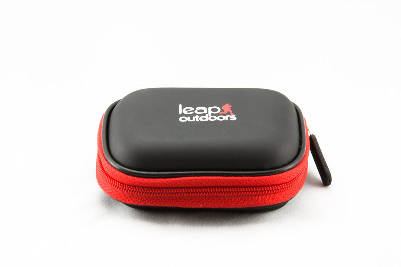 [Australia - AusPower] - Leap Outdoors Weather-Resistant Protective SD SDHC Memory Card Storage Carrying Case for Photography and Trail Camera Card Reader and 12 SD Cards with Mesh Pocket 