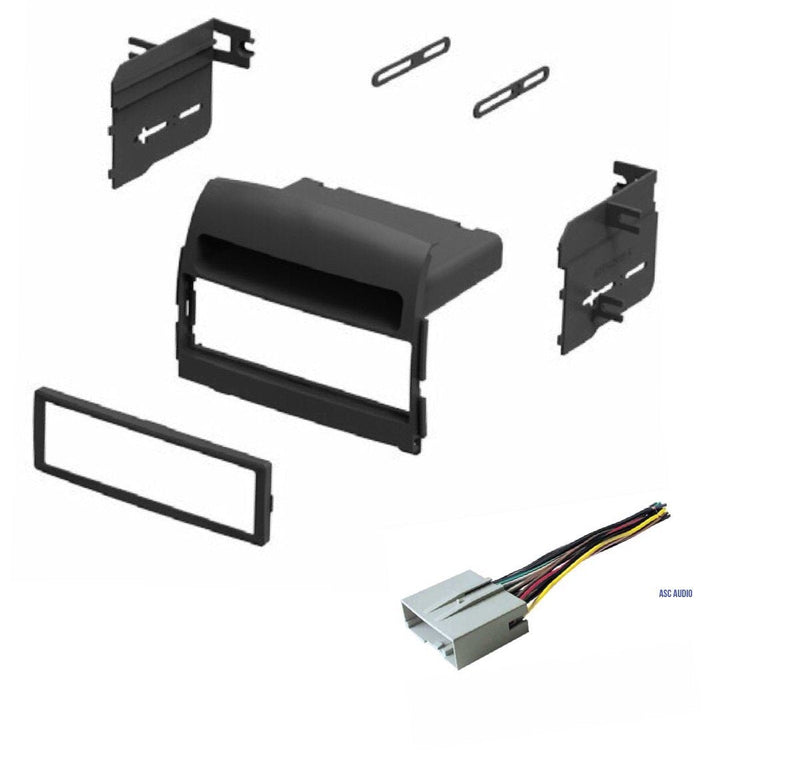 [Australia - AusPower] - Car Stereo Install Dash Kit and Wire Harness for Installing an Aftermarket Single Din Radio for 2006 2007 2008 Hyundai Sonata 