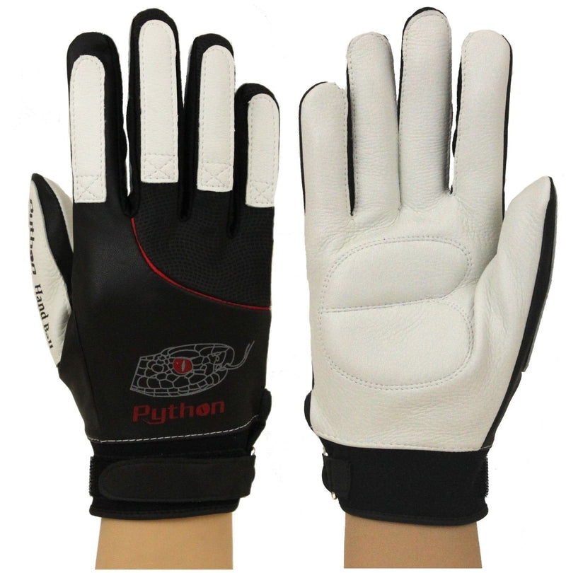 [Australia - AusPower] - Python Deluxe Handball Glove (Pair) (Padded) (w/Strap) (Small-XL) Small 