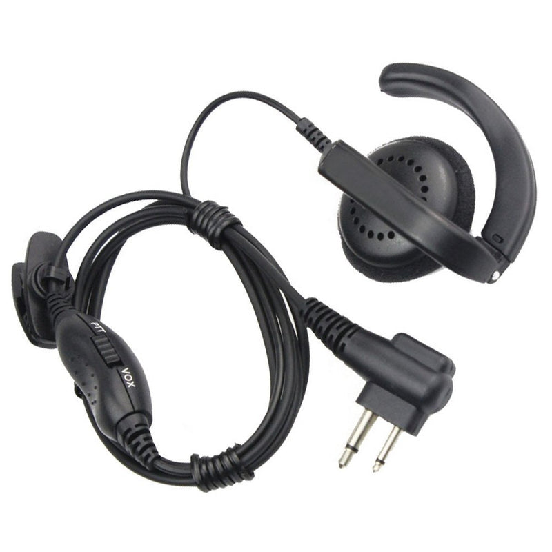 [Australia - AusPower] - AOER® 2 PIN Headset Earpiece for Two-Way Radios Motorola XU4100 PR400 RDU2020 
