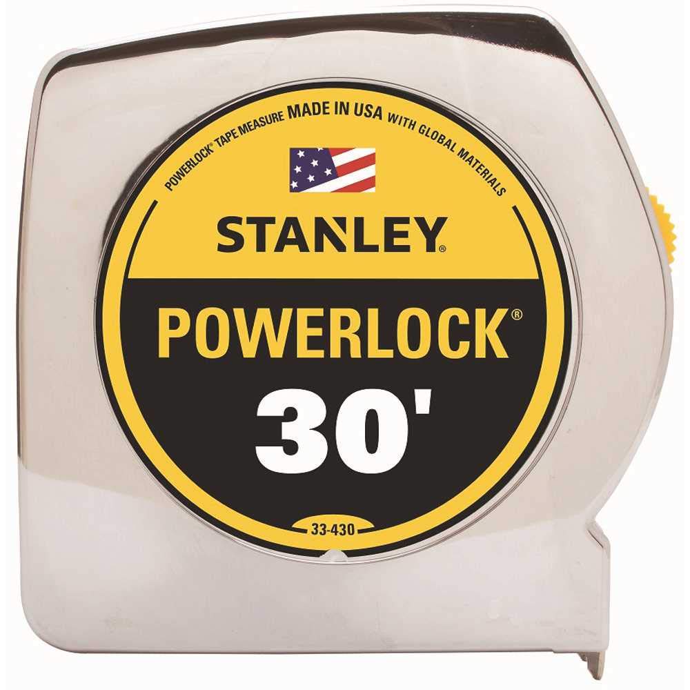 [Australia - AusPower] - Stanley Hand Tools 33-430 1" X 30' PowerLock Professional Tape Measure 