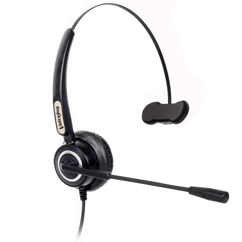 [Australia - AusPower] - Office Headset with RJ9 Plug for Yealink T22P T26P,T28P Phones for Avaya 1608 9630 9640 9650 9620,GrandStream Phones 