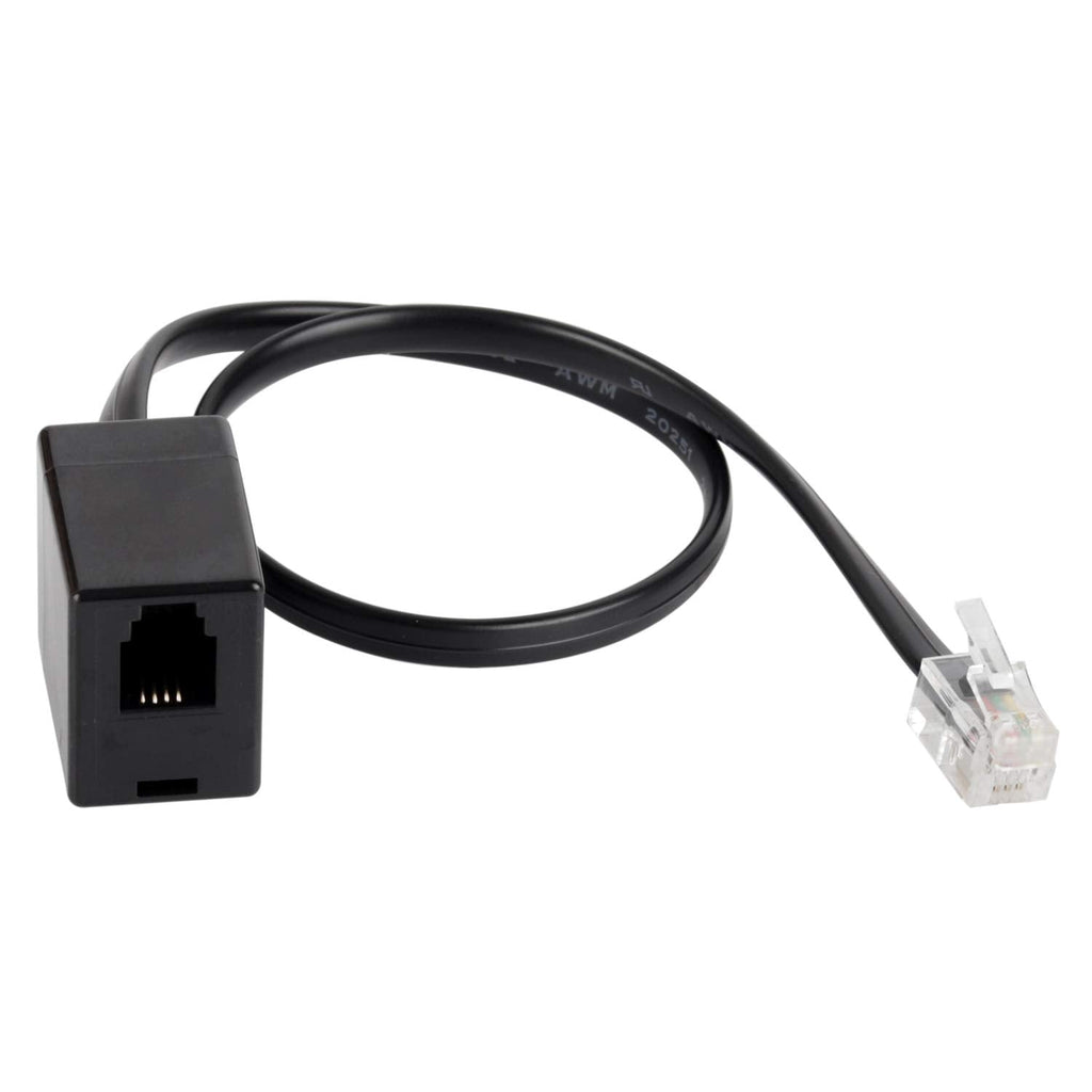 [Australia - AusPower] - VoiceJoy RJ9 Headset Adapter Extension Cord - Female to Male 4P4C Cable, not RJ11/RJ12, for Plantronics, Jabra, & Desking Office Phones 