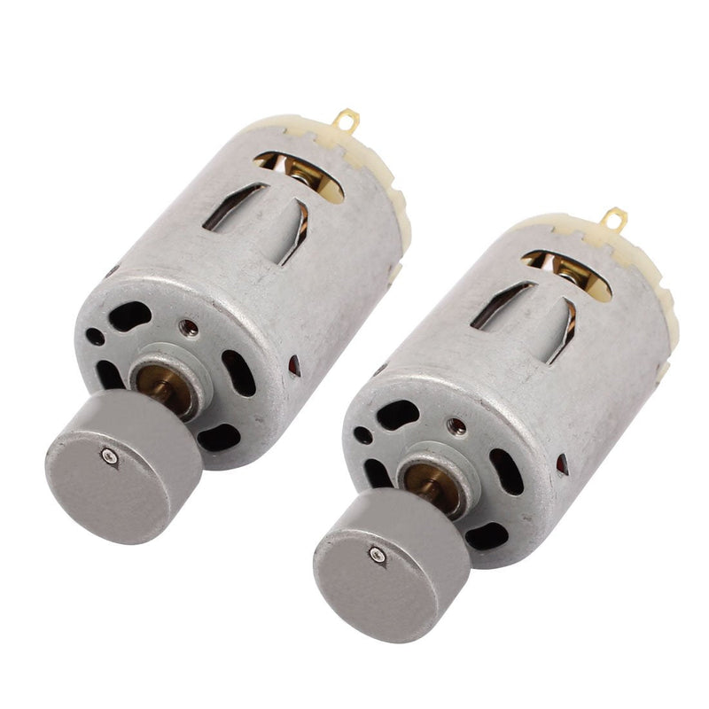 [Australia - AusPower] - uxcell 2Pcs DC 12V 4500RPM Large Torque Micro Vibration DC Motor for Electric 
