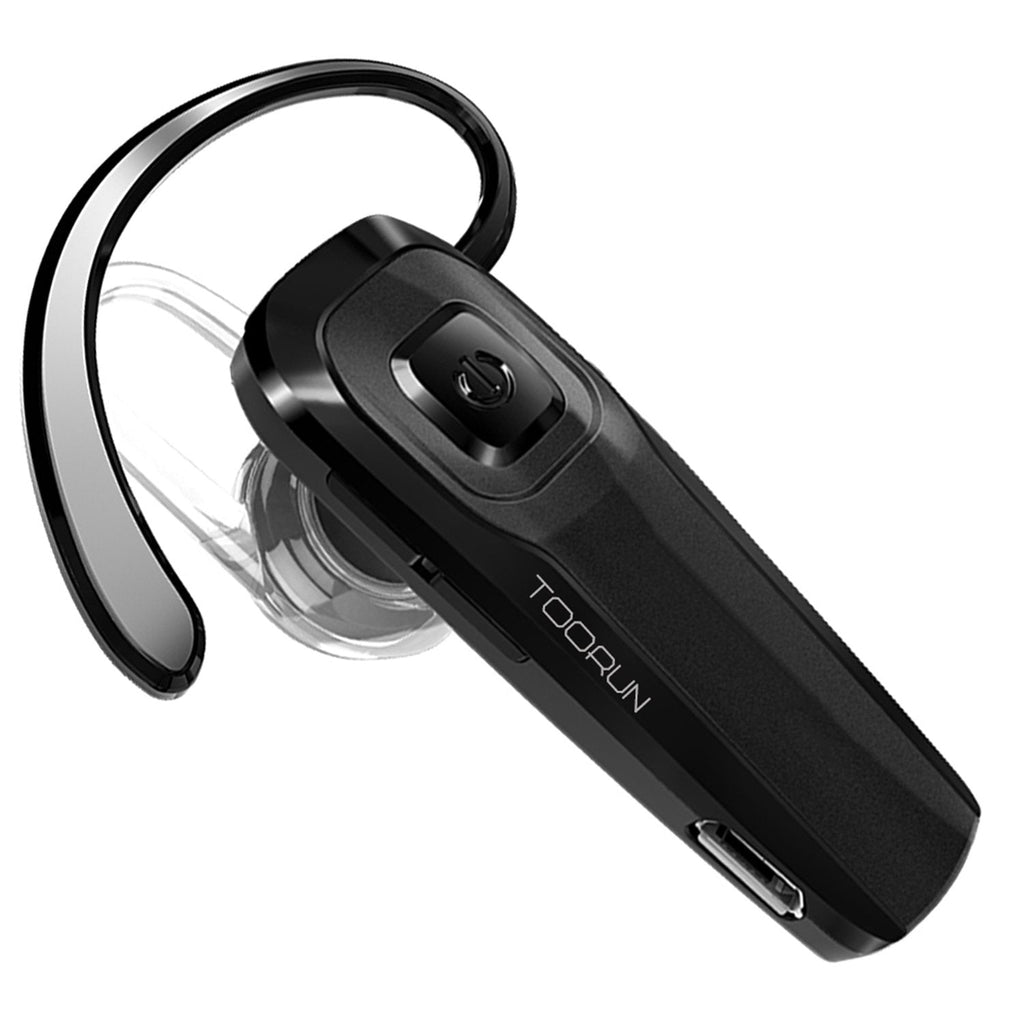 [Australia - AusPower] - TOORUN M26 Bluetooth Headset with Noise Cancelling Compatible with Smart Phones LG G7 Samsung Note9 S9 iPhone Xs MAS Moto Z3 P30 Google pixel3 ZTE Axon-Black 