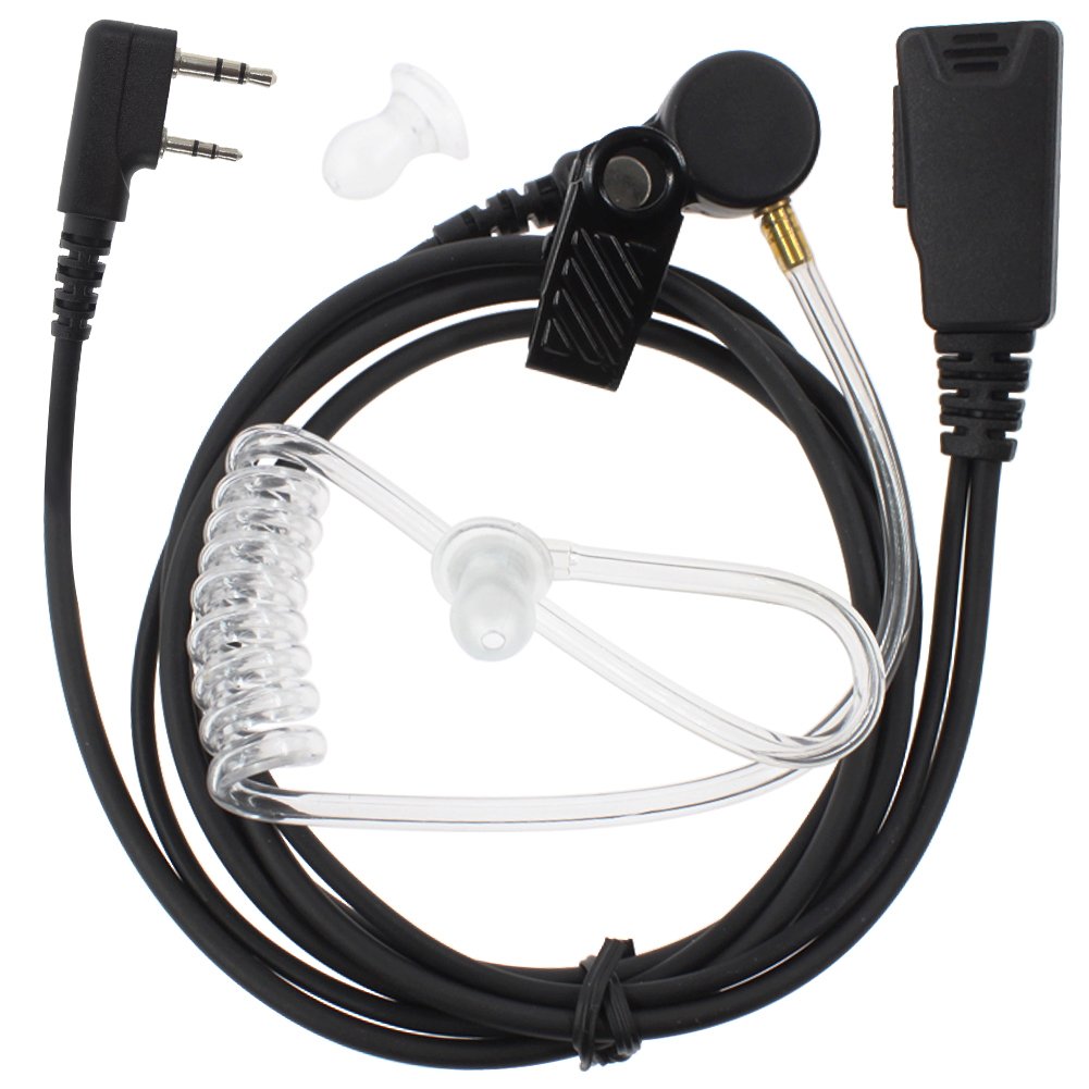 [Australia - AusPower] - RUKEY Replacement Clear Acoustic Tube for Two Way Radio Earpiece and Headset for Kenwood Baofeng Wouxun 