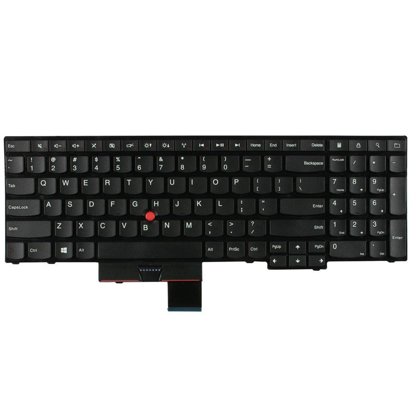 [Australia - AusPower] - US Layout Laptop Keyboard with Trackpoint for ThinkPad Edge E530 E530C E535 Series Black Compatible 0C01700 04Y0301 04W2480 45E20P 04Y0264 04W2443 V132020AS3 with The Number Keys 