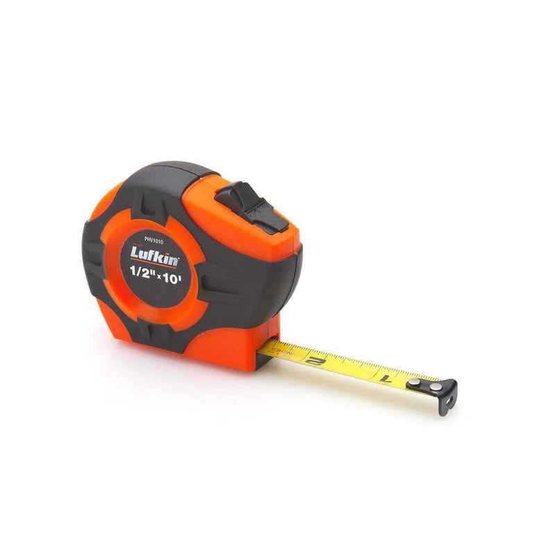 [Australia - AusPower] - Crescent Lufkin 1" x 25' P1000 Series Hi-Viz® Orange Engineer's Yellow Clad A4 Blade Power Return Tape Measure - PHV1425DN 