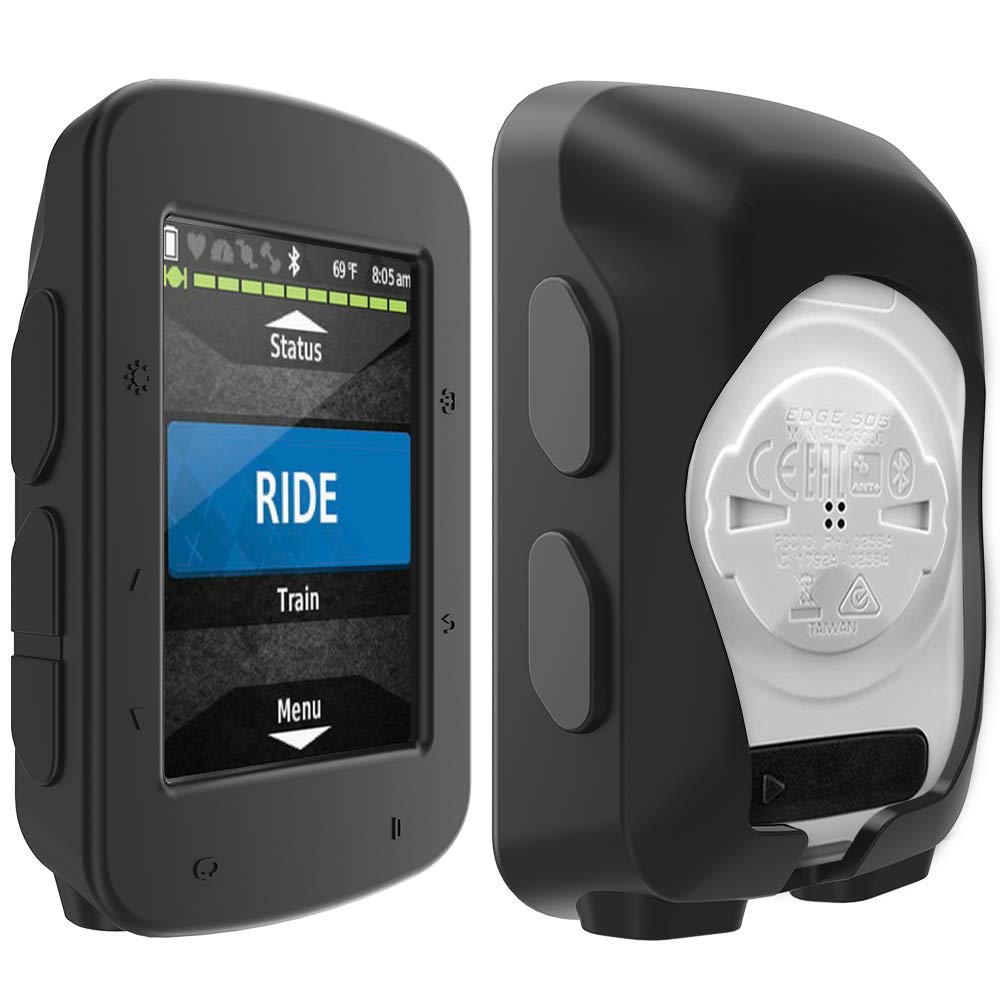 [Australia - AusPower] - TUSITA Case Compatible with Garmin Edge 520 Plus - Silicone Protective Cover - GPS Bike Computer Accessories 