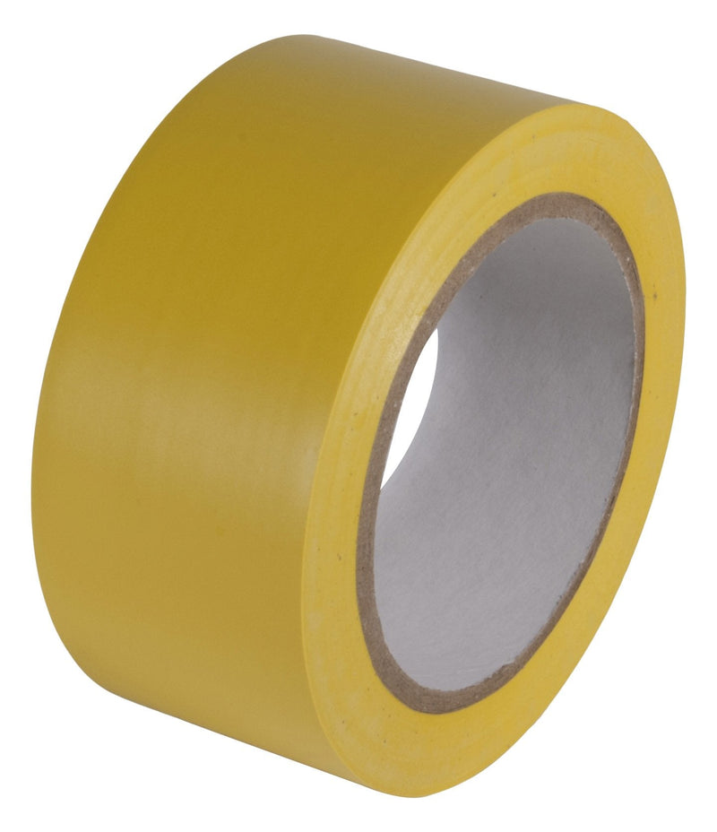 [Australia - AusPower] - INCOM Manufacturing: PVC Vinyl Safety Aisle/Pipe Marking Conformable Durable Color Coding Abrasion Resistant Tape, 2 inch x 108 ft, Safety Yellow - Ideal for Walls, Floors, Equipment 2 Inches x 108 Feet 