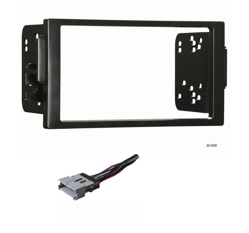 [Australia - AusPower] - Car Stereo Dash Kit and Wire Harness for Installing a new Double Din Radio for 2004-2005 Saturn Ion and Vue 
