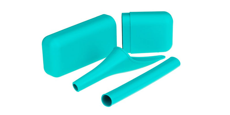 [Australia - AusPower] - SHEWEE Extreme Reusable Pee Funnel – The Original Female Urination Device Since 1999! Quickly, Easily and Discreetly, Wee Standing Up Without Removing Clothing One Size Aqua 
