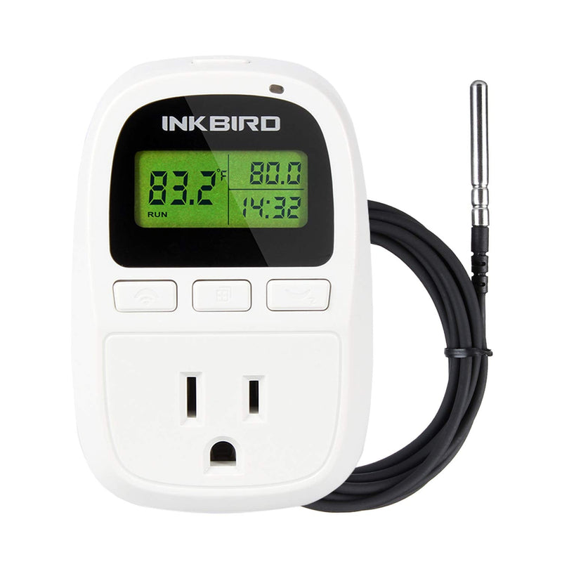 [Australia - AusPower] - Inkbird C206T 1500W Heat Mat Temperature Controller Day and Night Thermostat 6.56 Feet NTC Sensor F and C Degree -58 to 212F 