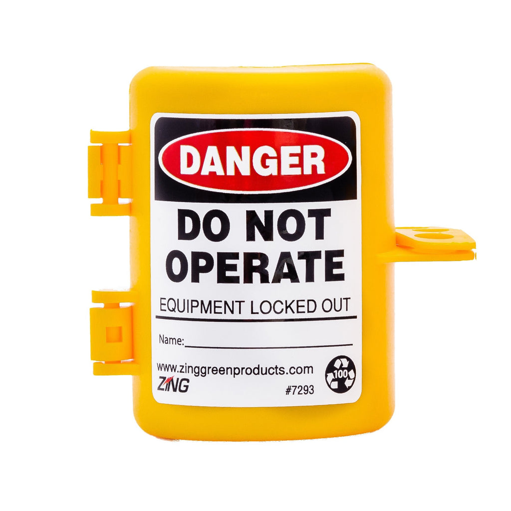 [Australia - AusPower] - ZING 7293 RecycLockout Lockout Tagout, Forklift Propane Tank, Recycled Plastic 