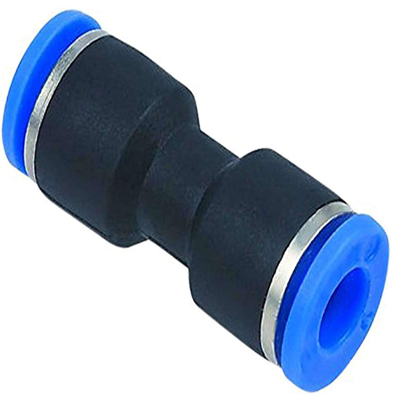 [Australia - AusPower] - Utah Pneumatic Push-To-Connect Air Line Tube Fittings 4mm or or 5/32 straight Union Fittings Quick Connect Fittings Pneumatic Connectors (10 Pack) 